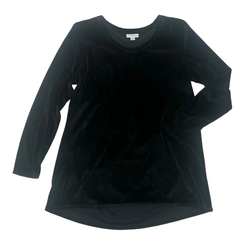 Top Ls By Pure Jill In Black, Size:S Tailored