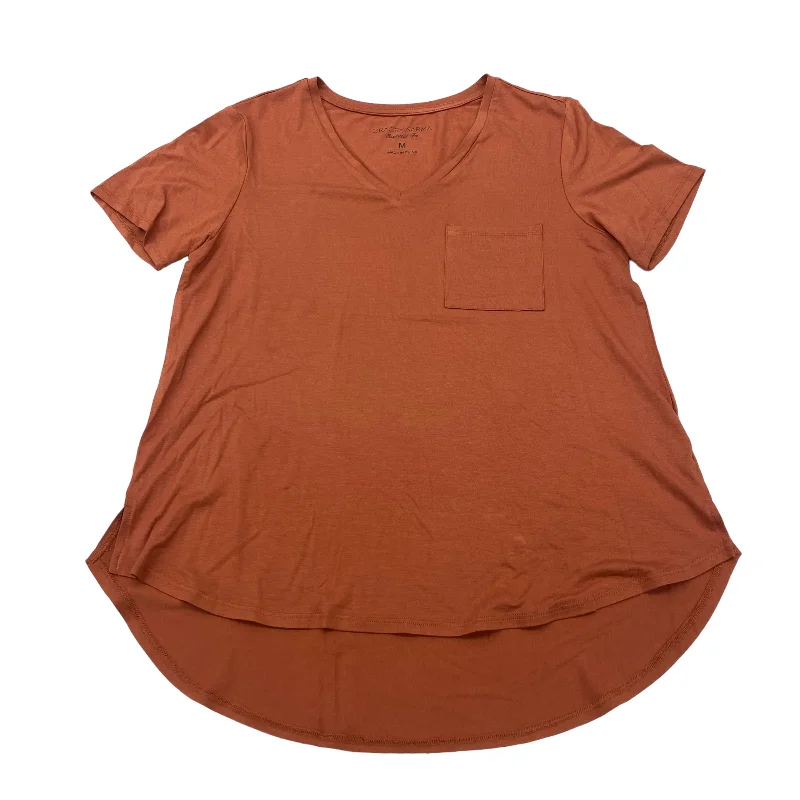 Top Short Sleeve Basic By Clothes Mentor  Size: M Elegant Men's Cashmere