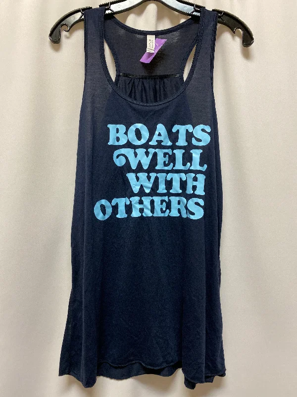 Navy Tank Top Bella + Canvas, Size 2x Business