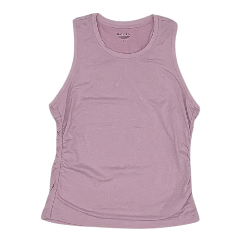 Athletic Tank Top By Athleta In Pink, Size:L Vacation