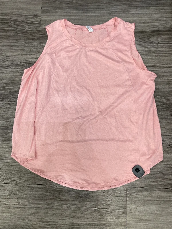 Pink Tank Top Yogalicious, Size 2x Traditional Men's Country