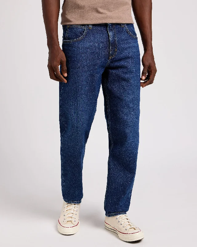 Lee Oscar Relaxed Tapered Mens Jeans - Blue Nostalgia Athletic Men's High