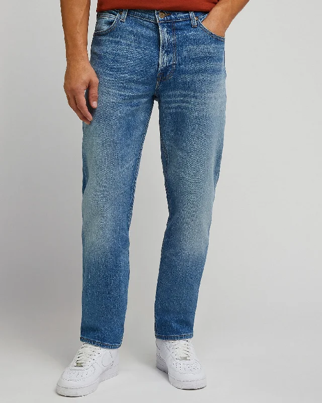 Lee West Relaxed Straight Mens Jeans - Vintage Wear Relaxed Men's Australian 