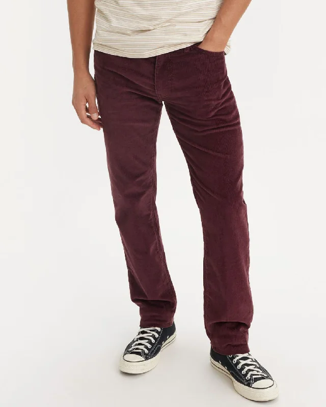 Levi's® 511 All Seasons Tech Slim Fit Mens Cords - Deep Burgundy Casual Men's Short