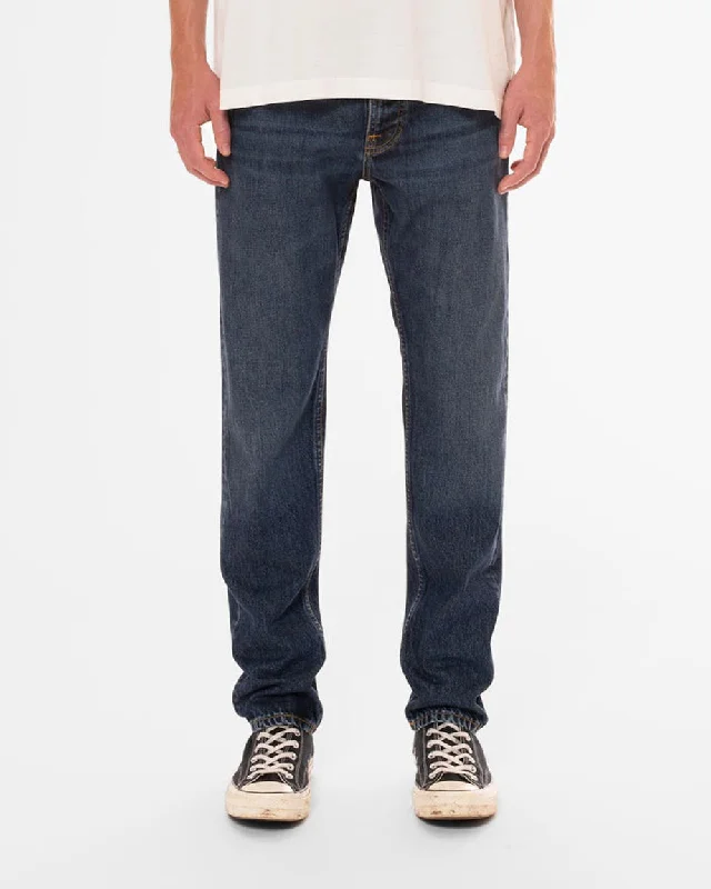 Nudie Steady Eddie II Regular Tapered Mens Jeans - Blue Soil Laid